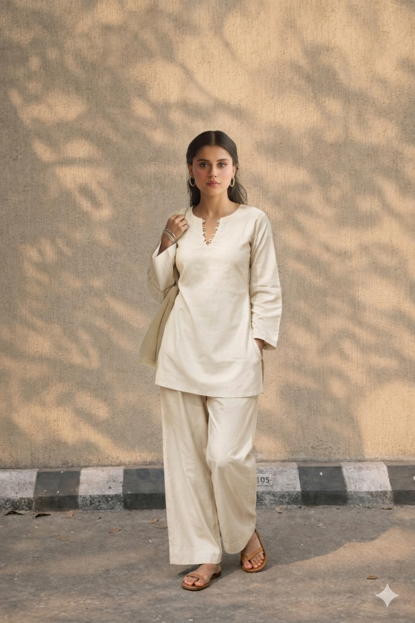 Warm Ivory Ease Set