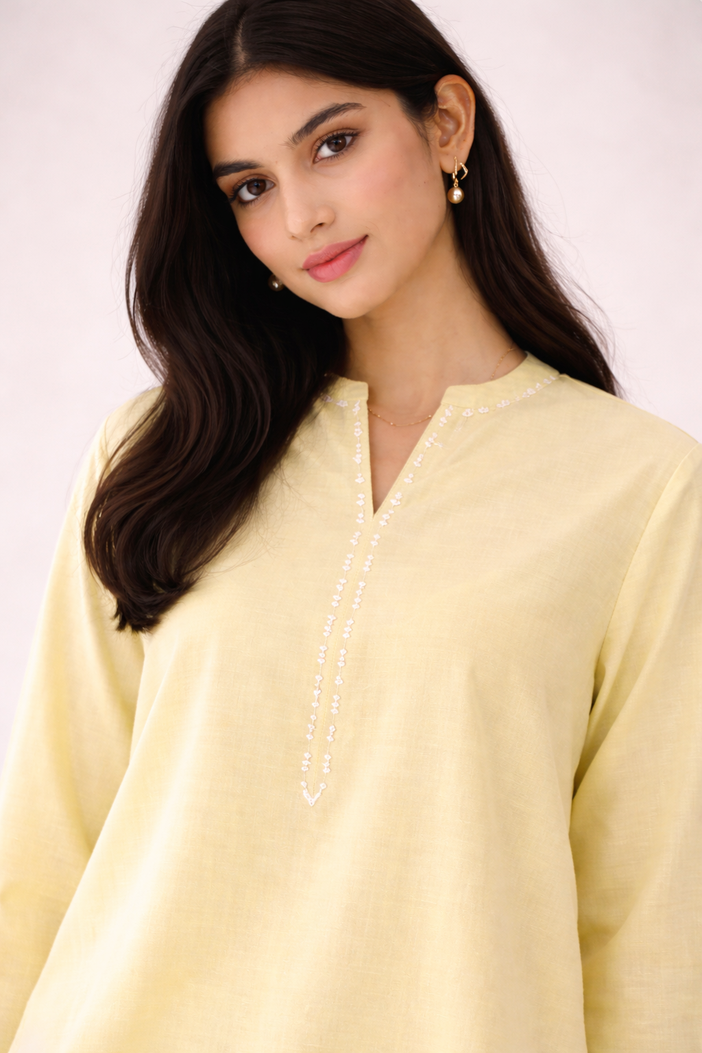 Buttercream Whisper Kurta Set